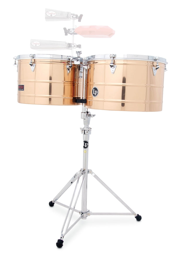 Latin Percussion LP1516-BZ 15" and 16" Prestige Thunder Timbales - Bronze