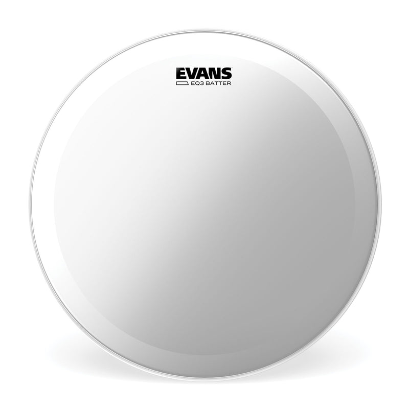 Evans EQ3 Clear Bass Drum Head, 22 Inch