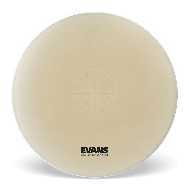 Evans Strata 1400 Power Center Reverse Dot Concert Bass Drum Head, 36 Inch