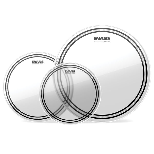 Evans EC2 Tompack, Clear, Fusion (10 inch, 12 inch, 14 inch)