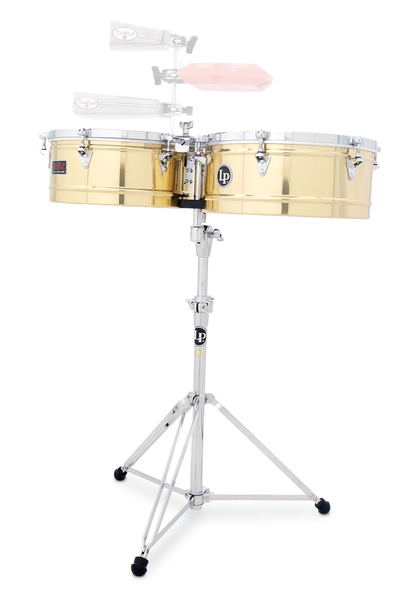 Latin Percussion LP1415-B 14" and 15" Prestige Timbales - Brass