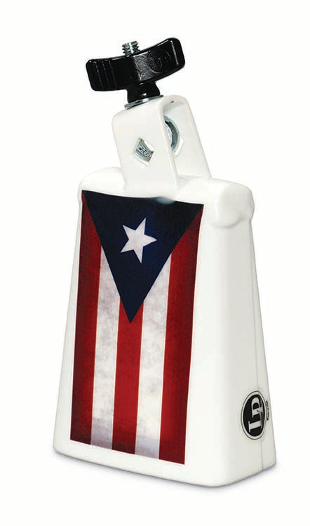 Latin Percussion LP20NY-PR3 5" Puerto Rican Flag Collect-A-Bell with 3/8" Mount
