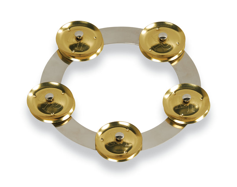 Latin Percussion LP3806SBS 6-Inch Tambo-Ring - Stainless Steel with Brass Jingles
