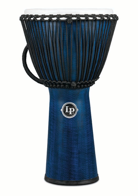 LP World Beat FX 12.5 Inch Rope Tuned Djembe Blue