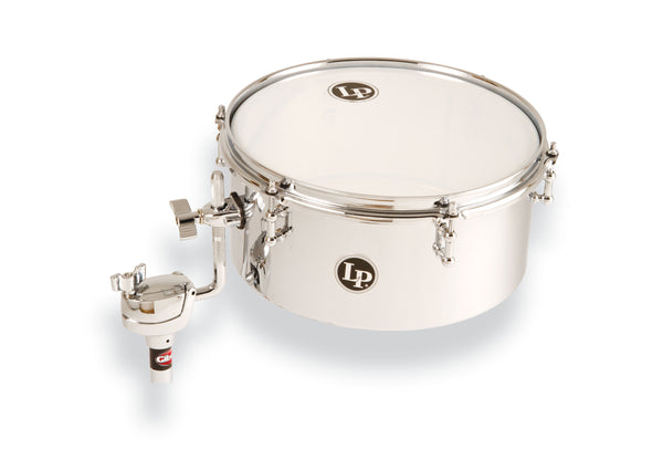 Latin Percussion 12" LP812-C Mountable Drum Set Timbale - Chrome