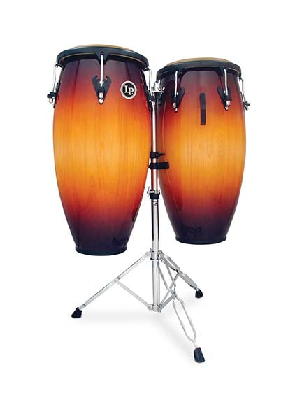 LP Matador Custom 10-inch and 11-inch Conga Set with Double Stand - Vintage Sunburst