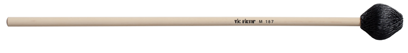 Vic Firth M187 CorpsmasterÂ® Keyboard -- Medium hard â€“ weighted rubber core
