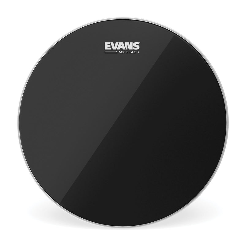 Evans MX Black Marching Tenor Drum Head, 10 Inch